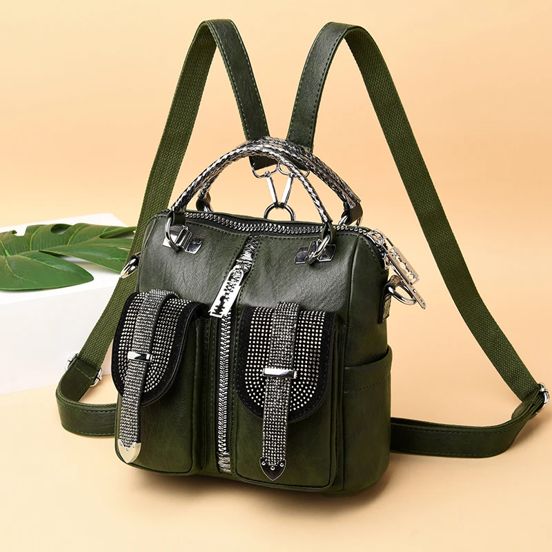 Women 3 Use Diamond Small Backpacks Female Fashion Sequins School Shoulder Bags For Women Casual Travel Bags Ladies Mochilasback
Women 3 Use Diamond Small Backpacks Female Fashion Sequins School Shoulder Bags For Women Casual Travel Bags Ladies Mochilasback