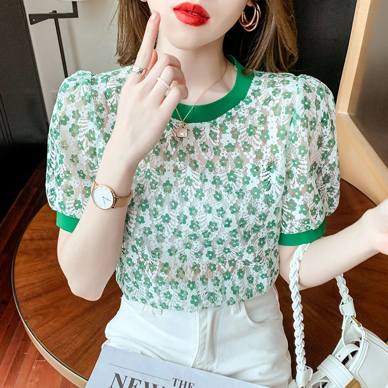 COIGARSAM Blouse Women Summer 2022 Short Sleeve Lace Hollow Out Strapless O-Neck Blusas Womens Tops And Blouses Dropshipping
COIGARSAM Blouse Women Summer 2022 Short Sleeve Lace Hollow Out Strapless O-Neck Blusas Womens Tops And Blouses Dropshipping