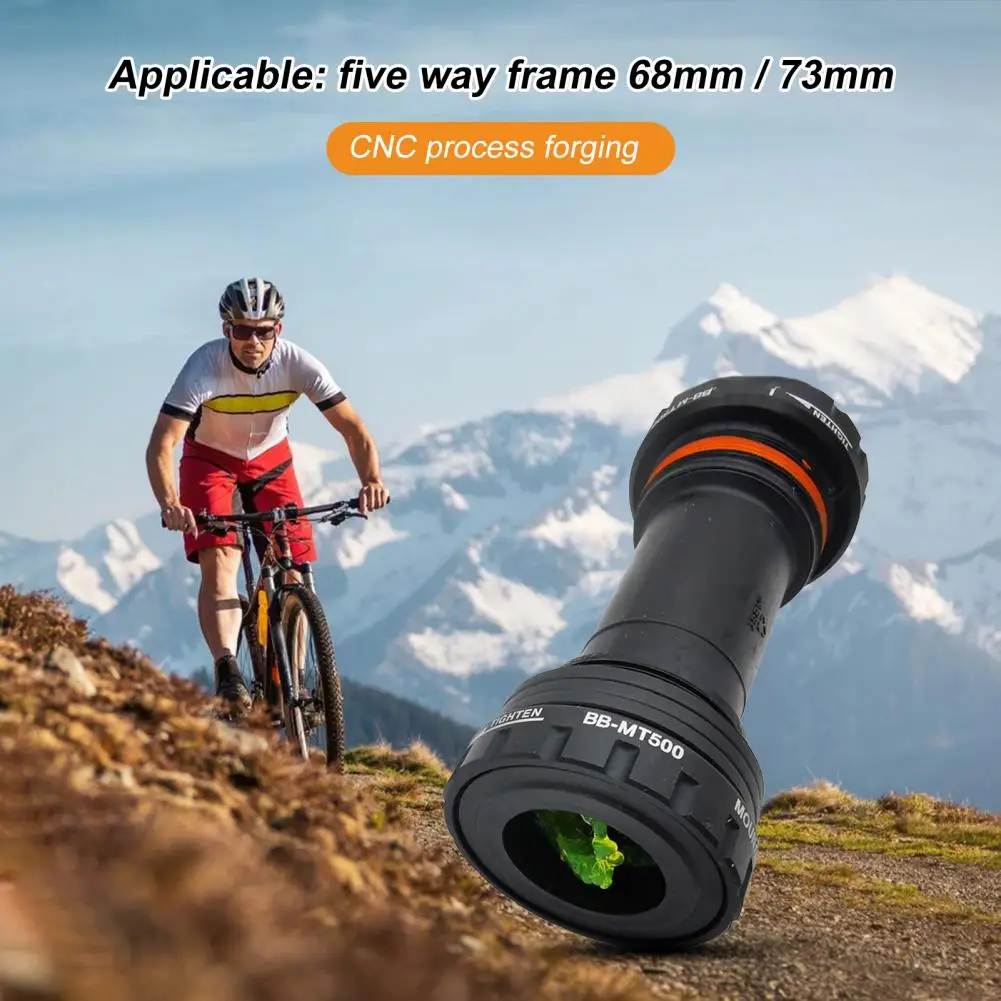 BBMT500 Thread Bottom Bracket High Hardness Aluminum Alloy Hollow Integrated Bottom Bracket Replacement Parts
BBMT500 Thread Bottom Bracket High Hardness Aluminum Alloy Hollow Integrated Bottom Bracket Replacement Parts