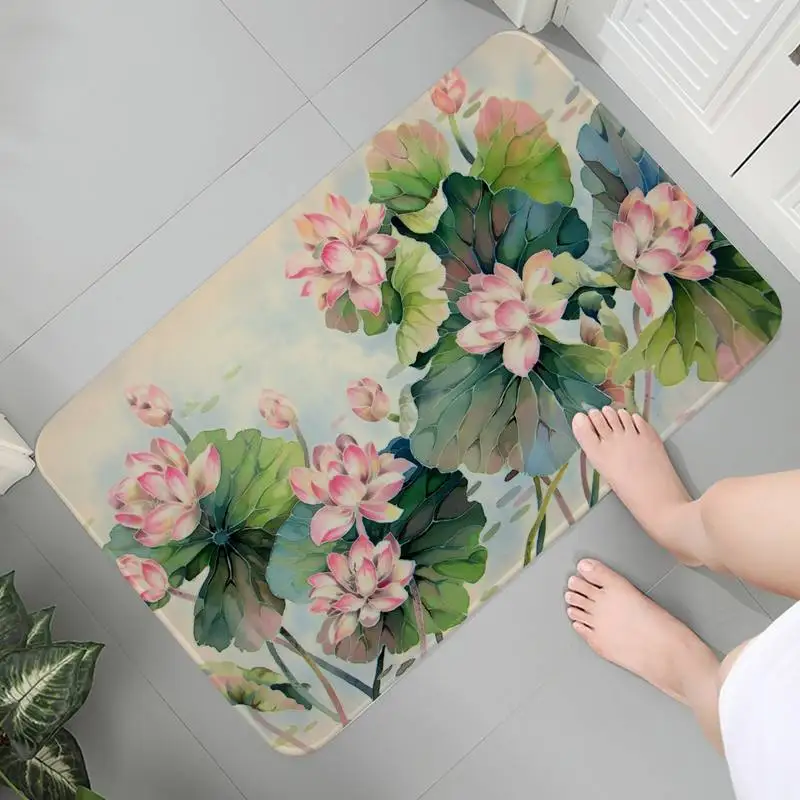 Floor Mat Bedroom Kitchen Carpet Washable Flannel Rug For Home And Comfort Ink Painting Flower Room Carpets Area Rugs Parlor Mat
Floor Mat Bedroom Kitchen Carpet Washable Flannel Rug For Home And Comfort Ink Painting Flower Room Carpets Area Rugs Parlor Mat