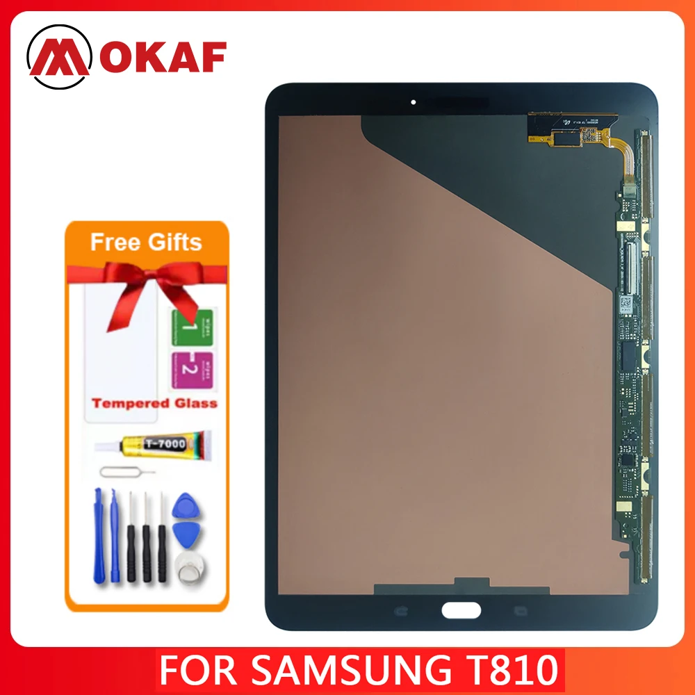 OKANFU новый оригинальный 9,7 ''ЖК-дисплей для Samsung Galaxy Tab S2 SM-T810 T815 T813 ЖК-сенсорный экран дигитайзер датчики в сборе панель Rep
OKANFU новый оригинальный 9,7 ''ЖК-дисплей для Samsung Galaxy Tab S2 SM-T810 T815 T813 ЖК-сенсорный экран дигитайзер датчики в сборе панель Rep