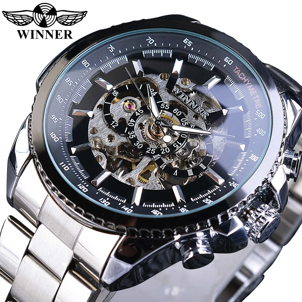 2022 Winner Men's Steampunk Automatic Skeleton Watches Sport Design Bezel Golden Mens Watches Relojes Hombre Dropshipping Clock
2022 Winner Men's Steampunk Automatic Skeleton Watches Sport Design Bezel Golden Mens Watches Relojes Hombre Dropshipping Clock