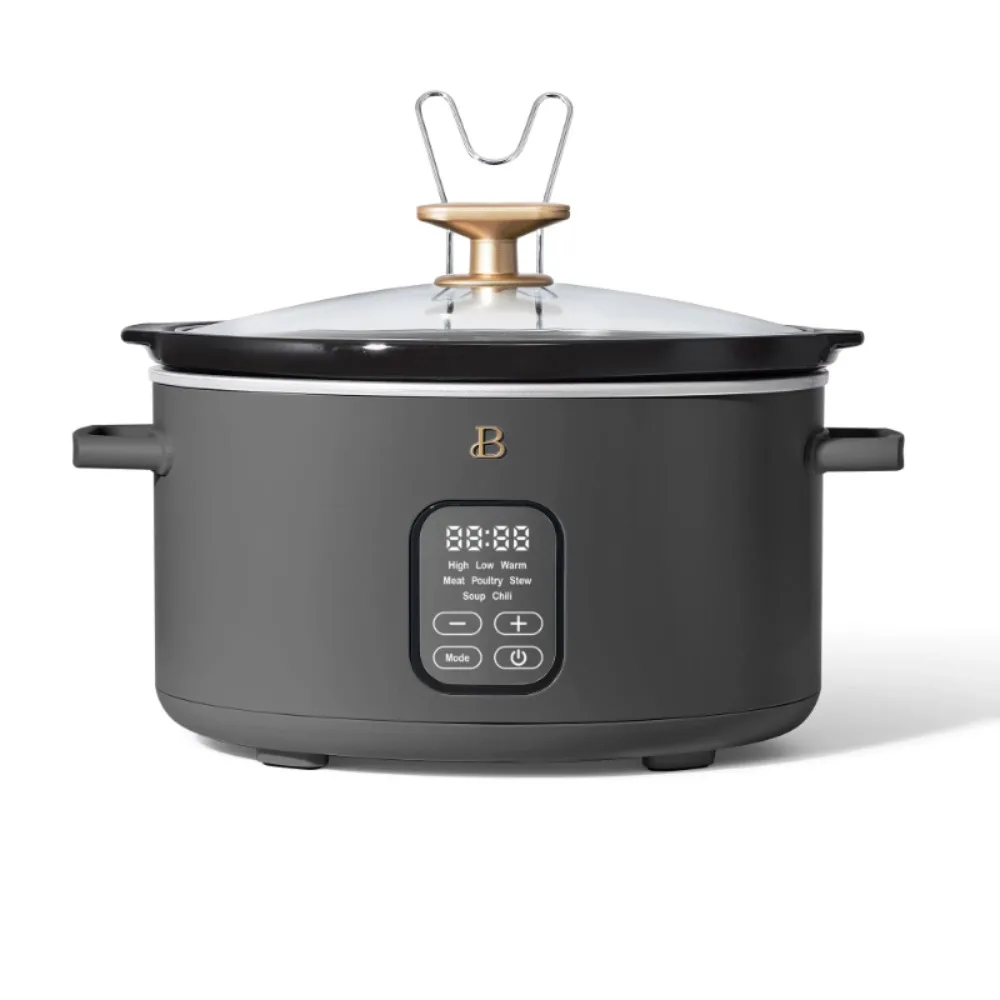Beautiful 6 Quart Programmable Slow Cooker Oyster Grey By Drew Barrymore Electric Skillet Cooking Appliances 5 Preset Functions
Beautiful 6 Quart Programmable Slow Cooker Oyster Grey By Drew Barrymore Electric Skillet Cooking Appliances 5 Preset Functions