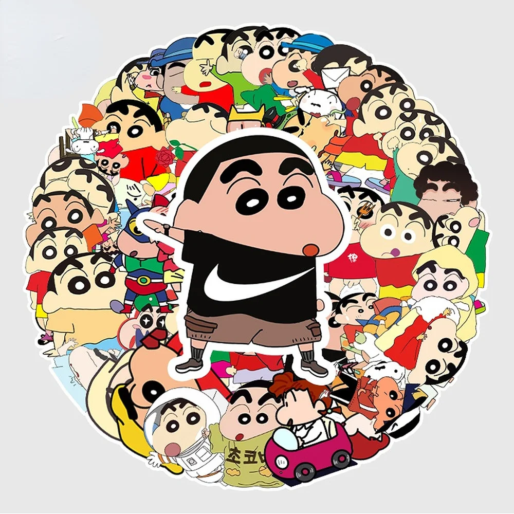 51pcs Crayon Shin-chan Graffiti Cartoon Stickers Waterproof Luggage Refrigerator Tablet Bike Computer Mobile Phone Decoration
51pcs Crayon Shin-chan Graffiti Cartoon Stickers Waterproof Luggage Refrigerator Tablet Bike Computer Mobile Phone Decoration