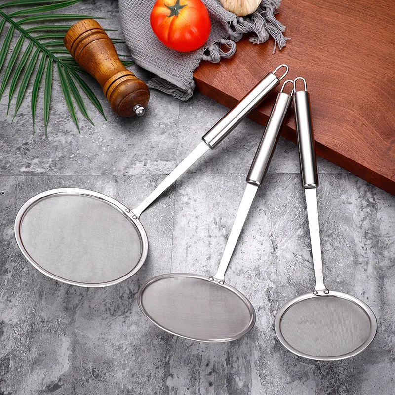 Kitchen Tools 304 Filter Foam Stainless Steel Oil Spill Spoon Large Long Handle Can Be Wall-mounted Encrypted Skimming Filter
Kitchen Tools 304 Filter Foam Stainless Steel Oil Spill Spoon Large Long Handle Can Be Wall-mounted Encrypted Skimming Filter