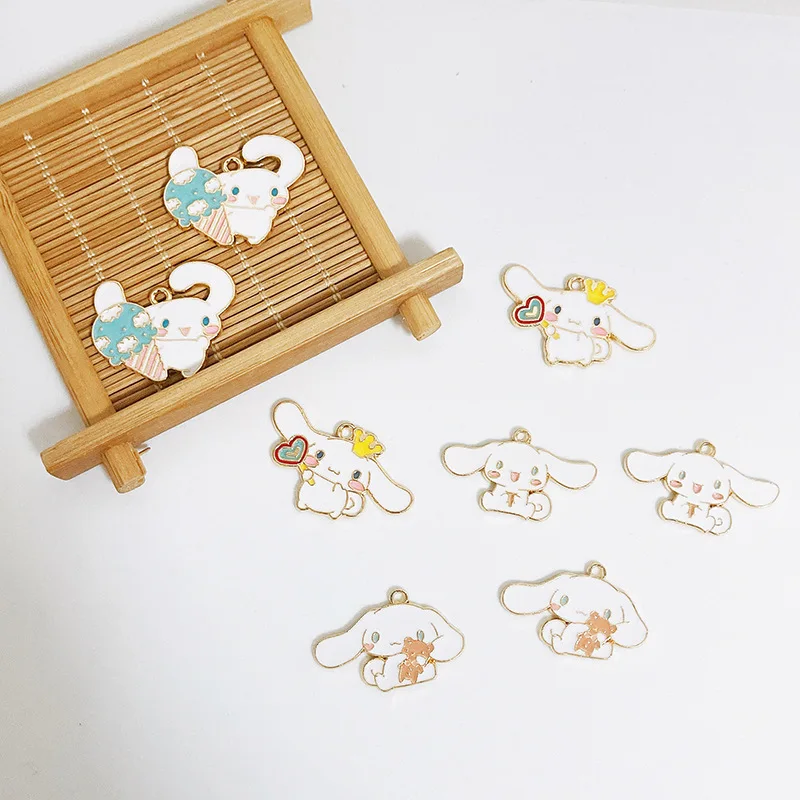 10Pcs Sanrio Anime Kawaii Cartoon Cinnamoroll Cute Dog Diy Jewelry Alloy Pendant Korean Bracelet Pendant Toys for Girls
10Pcs Sanrio Anime Kawaii Cartoon Cinnamoroll Cute Dog Diy Jewelry Alloy Pendant Korean Bracelet Pendant Toys for Girls