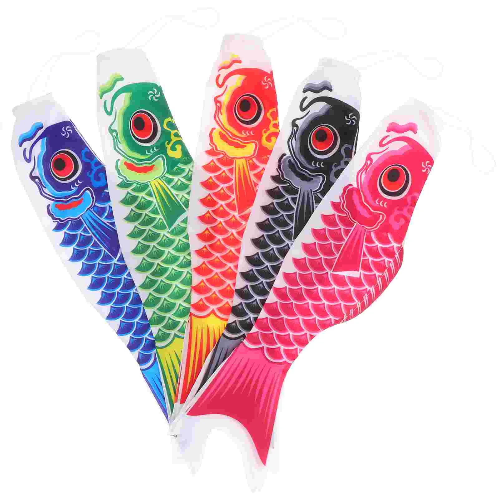 5 pcs Japanese Carp Windsock Decorative Restaurant Flags Wind Direction Flag Windsock Streamer Fish Flag
5 pcs Japanese Carp Windsock Decorative Restaurant Flags Wind Direction Flag Windsock Streamer Fish Flag