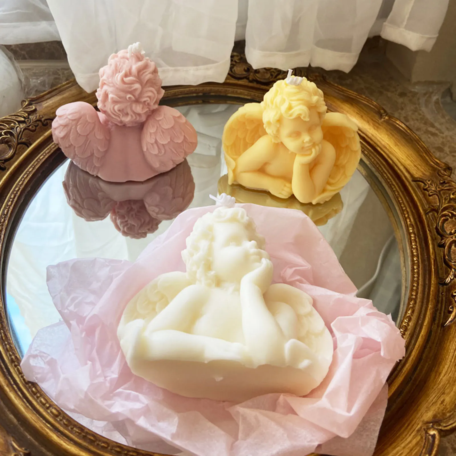 Маленькая форма Ангел, форма для свечи, форма для свечи, украшение для дома, спальни, праздника, вечеринки 
Маленькая форма Ангел, форма для свечи, форма для свечи, украшение для дома, спальни, праздника, вечеринки