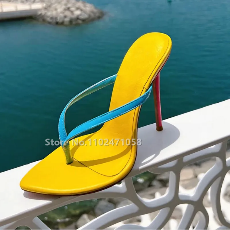 Mixed Color Hight Heels Flipflops Sandals Summer Outdoor Herringbone Slippers Women Open Toed Thin Heels Beach Comfortable Shoes
Mixed Color Hight Heels Flipflops Sandals Summer Outdoor Herringbone Slippers Women Open Toed Thin Heels Beach Comfortable Shoes