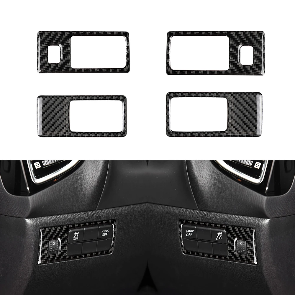For Mazda CX-5 2017 2018 Car Headlight Switch Fog Lamp Button Sticker Frame Trim Cover Carbon Fiber Car Accessories Interiors
For Mazda CX-5 2017 2018 Car Headlight Switch Fog Lamp Button Sticker Frame Trim Cover Carbon Fiber Car Accessories Interiors