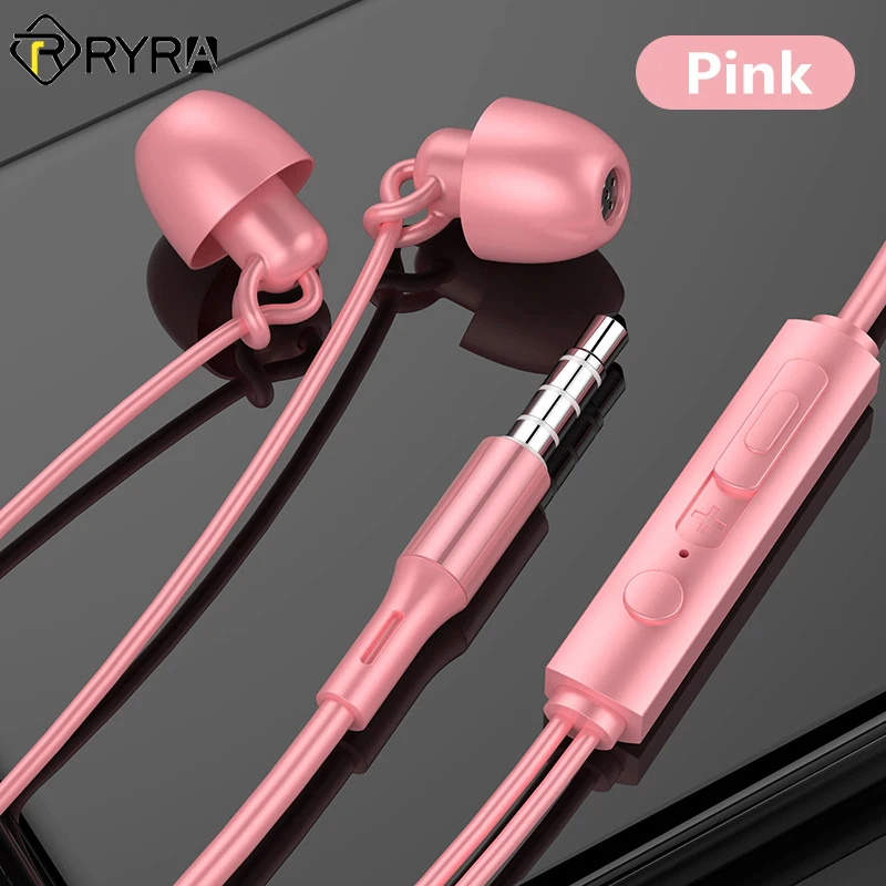 RYRA Soft Sleeping Headphone Silicone In-Ear Earphones With Noise Cancelling Headphones Anti-fold Headset Universal
RYRA Soft Sleeping Headphone Silicone In-Ear Earphones With Noise Cancelling Headphones Anti-fold Headset Universal