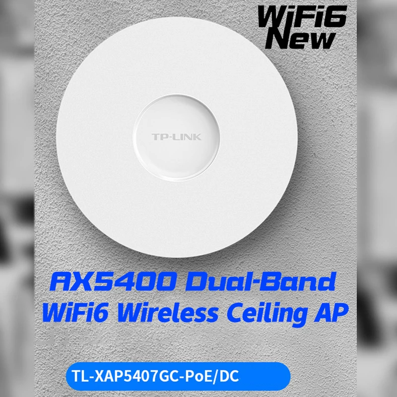 TP-LINK AX5400 потолочная Беспроводная маршрутизация AP 5400M, распространенная беспроводная точка доступа Wi-Fi 6, Интерфейс 2,5G
TP-LINK AX5400 потолочная Беспроводная маршрутизация AP 5400M, распространенная беспроводная точка доступа Wi-Fi 6, Интерфейс 2,5G