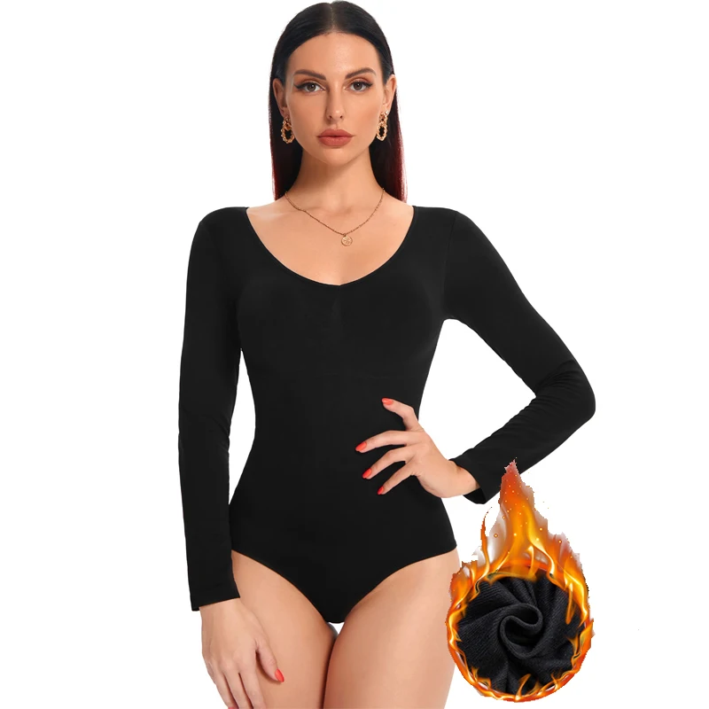 Women Shaped Bodysuit Thermal Underwear Warm Winter High Elasticity Seamless Antibacterial Intimates Sexy Ladies Clothes Long
Women Shaped Bodysuit Thermal Underwear Warm Winter High Elasticity Seamless Antibacterial Intimates Sexy Ladies Clothes Long