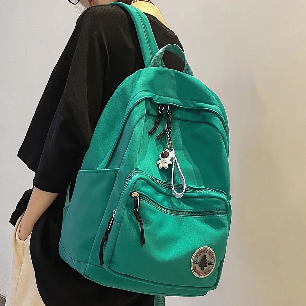 Girl Solid Color Fashion School Bag College Student Women Backpack Trendy Travel Lady Laptop Cute Backpack Green New Female Bag
Girl Solid Color Fashion School Bag College Student Women Backpack Trendy Travel Lady Laptop Cute Backpack Green New Female Bag