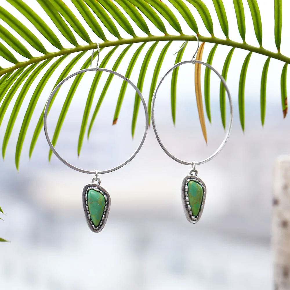 Coconal Bohemian Women Big Round Green Natural Stones Drop Pendant Dangle Earrings Hook Semi-precious Stone Earring Stud Jewelry
Coconal Bohemian Women Big Round Green Natural Stones Drop Pendant Dangle Earrings Hook Semi-precious Stone Earring Stud Jewelry