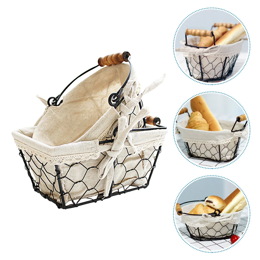 Wire Basket Storage Organizer Kitchen Rustic Flower Iron Handlespantrycabinet Desktop Holder Books Refrigerator Utilitymatel
Wire Basket Storage Organizer Kitchen Rustic Flower Iron Handlespantrycabinet Desktop Holder Books Refrigerator Utilitymatel