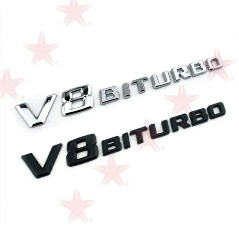 1pcs 3D Plastic Chrome Logo Car Sticker BITURBO Automobile Exterior Accessories Personality Applicable For Benz Auto Styling
1pcs 3D Plastic Chrome Logo Car Sticker BITURBO Automobile Exterior Accessories Personality Applicable For Benz Auto Styling