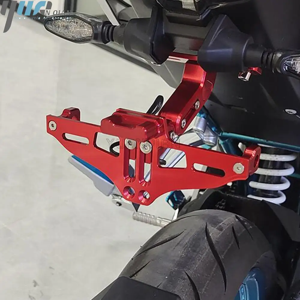 Motorcycle Accessories CNC Aluminum Rear License Plate Mount Holder with LED Light For DUCATI SCRAMBLER MACH 2.0 2019 2020
Motorcycle Accessories CNC Aluminum Rear License Plate Mount Holder with LED Light For DUCATI SCRAMBLER MACH 2.0 2019 2020