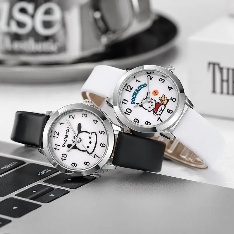 Pochacco Anime Children's Watches Kawaii Cute Sanrio Sweet Doll Simple Fashion Cartoon Jewelry Accessories Birthday Gift
Pochacco Anime Children's Watches Kawaii Cute Sanrio Sweet Doll Simple Fashion Cartoon Jewelry Accessories Birthday Gift