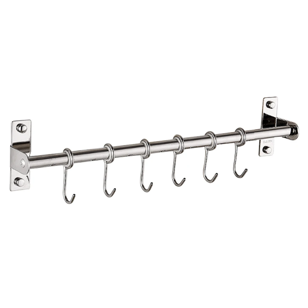 Home Pot Holder Stainless Steel Wall Mounted Tools Screw Fixed Organizer Storage Rack Hanger Punch Free Pan Utensils Hanging
Home Pot Holder Stainless Steel Wall Mounted Tools Screw Fixed Organizer Storage Rack Hanger Punch Free Pan Utensils Hanging