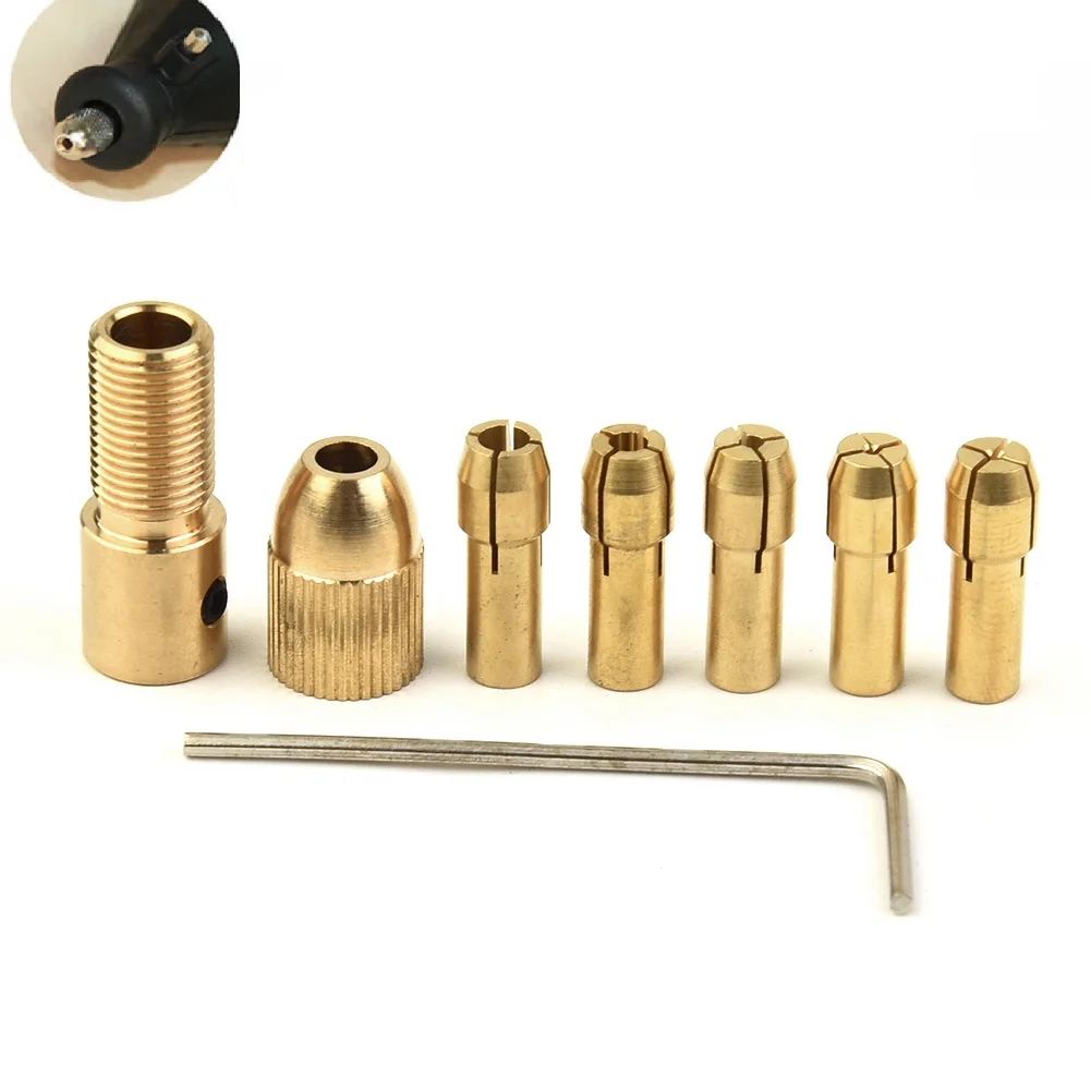 7pcs/set Drill Chuck Lathe Accessories Micro0.5 /1.0/ 1.5/ 2.5/ 3.0mm Wrench W/ Drill Chuck Mini Hand Power Tools
7pcs/set Drill Chuck Lathe Accessories Micro0.5 /1.0/ 1.5/ 2.5/ 3.0mm Wrench W/ Drill Chuck Mini Hand Power Tools