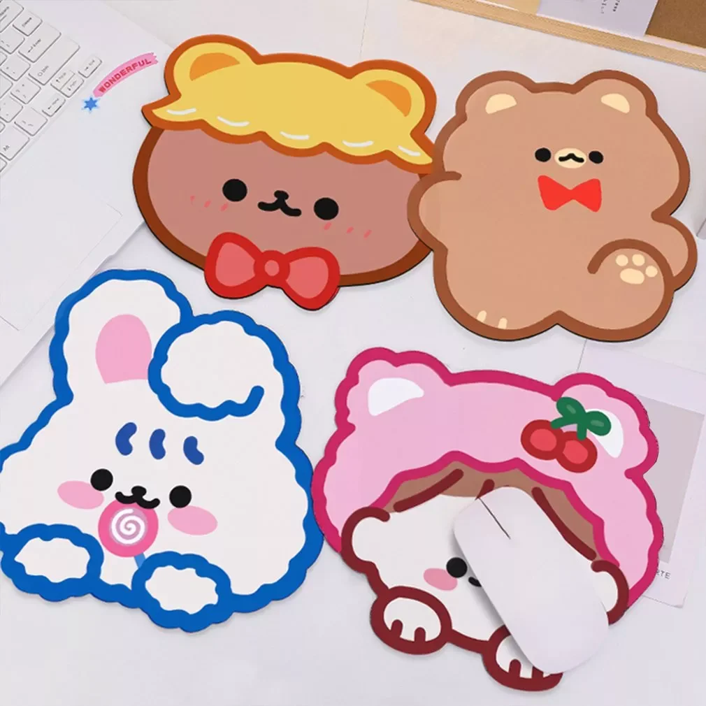 20x22cm Antislip kawaii Cute Bear Rabbit Mouse Pad Desk Big Mat Pads Cup Mat Cartoon Waterproof Office Home Decor for Girls Boys
20x22cm Antislip kawaii Cute Bear Rabbit Mouse Pad Desk Big Mat Pads Cup Mat Cartoon Waterproof Office Home Decor for Girls Boys