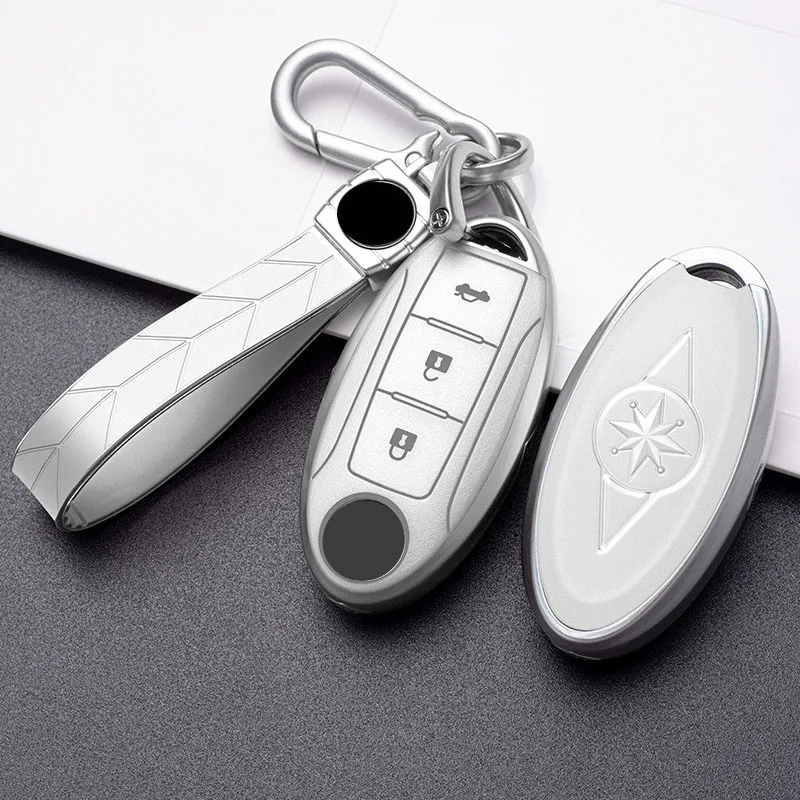 TPU Car Key Cover Case Holder For Nissan Qashqai J10 J11 X-Trail t31 t32 Kiks Tiida Pathfinder Murano Note Juke 370Z Cube Micra
TPU Car Key Cover Case Holder For Nissan Qashqai J10 J11 X-Trail t31 t32 Kiks Tiida Pathfinder Murano Note Juke 370Z Cube Micra