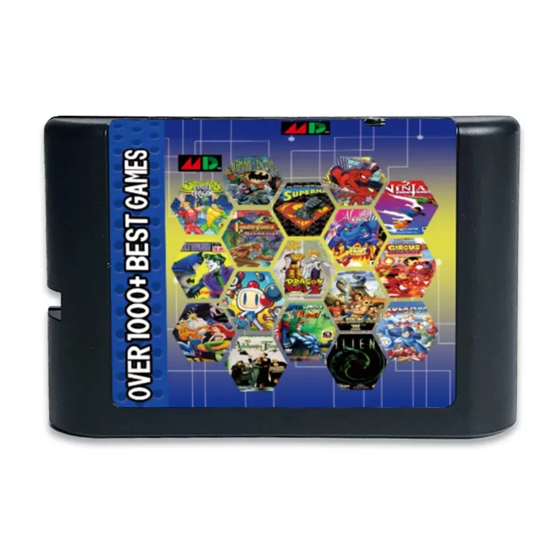 For EDMDS Sega Mega Drive Console Game Card 1000 in 1 Supports Genesis and Megadrive
For EDMDS Sega Mega Drive Console Game Card 1000 in 1 Supports Genesis and Megadrive