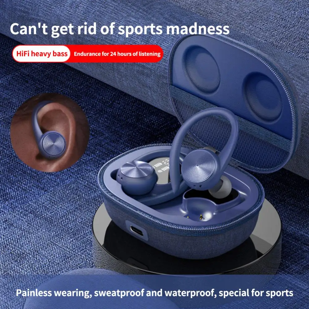 J92 Sports Headset V5.0 5v-1a Hifi Stereo Music Earbuds Smart Button Control Function Wireless Headphones
J92 Sports Headset V5.0 5v-1a Hifi Stereo Music Earbuds Smart Button Control Function Wireless Headphones