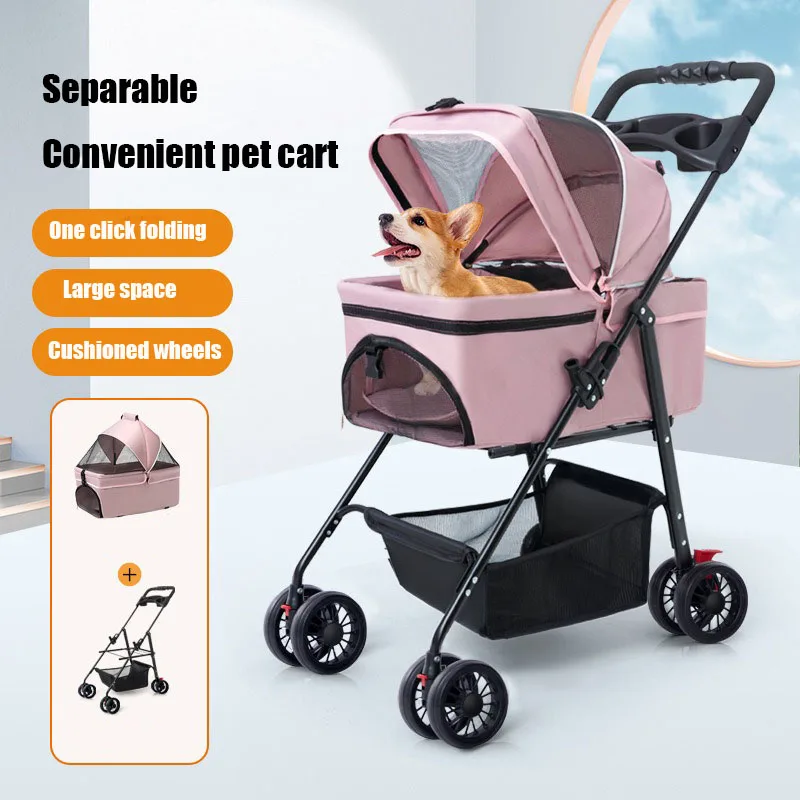 New Large Dog Strollers Prams with Wheels Pet Stroller for Medium Dogs Outdoor Cat Stroller for Two Cats Animal Travel Carrier
New Large Dog Strollers Prams with Wheels Pet Stroller for Medium Dogs Outdoor Cat Stroller for Two Cats Animal Travel Carrier