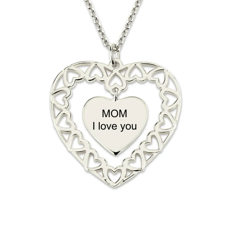 Gifts for Women Sterling Silver 925 Necklace Costume Letter Name Necklaces Heart Pendant Love Chain Family Jewelery Mother
Gifts for Women Sterling Silver 925 Necklace Costume Letter Name Necklaces Heart Pendant Love Chain Family Jewelery Mother