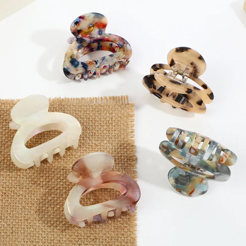 Acetate Hair Claw For Women Catch Clips Crab Hairpin Shower Bath Ponytail Holder Hairgrip Barrette Girls Styling Hair Accessorie
Acetate Hair Claw For Women Catch Clips Crab Hairpin Shower Bath Ponytail Holder Hairgrip Barrette Girls Styling Hair Accessorie