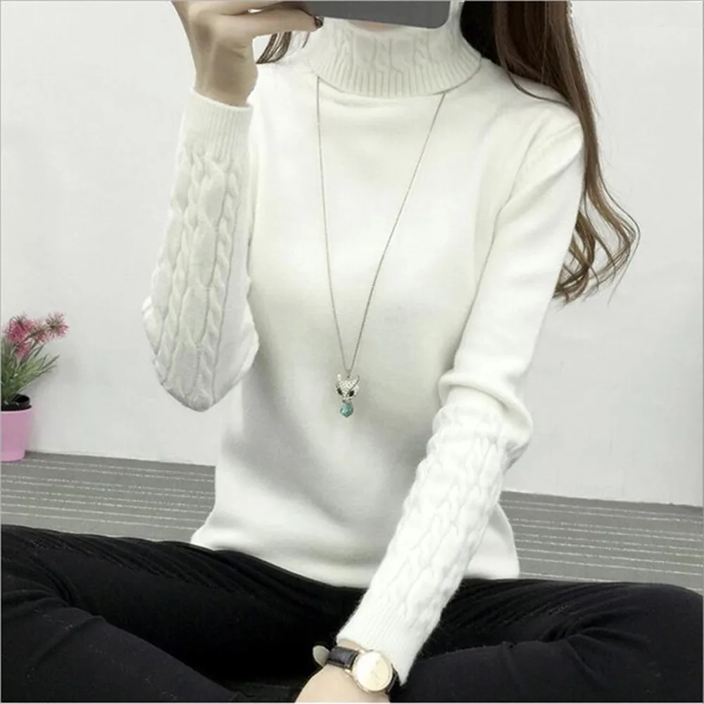 Sweater Female Jumper Thick Warm Women Turtleneck 2022 Winter Women Sweaters and Pullovers Knit Long Sleeve Cashmere
Sweater Female Jumper Thick Warm Women Turtleneck 2022 Winter Women Sweaters and Pullovers Knit Long Sleeve Cashmere