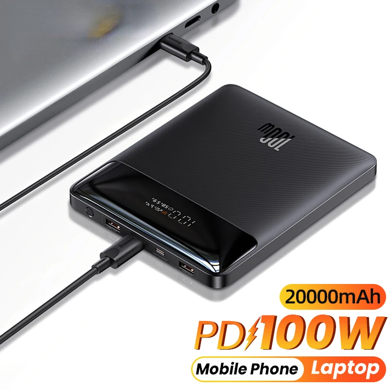 2023NEW NEW PD 100W Power Bank 20000mAh Powerbank USB C Portable External Battery Charger Type C Fast Charging For Macbook Pro L
2023NEW NEW PD 100W Power Bank 20000mAh Powerbank USB C Portable External Battery Charger Type C Fast Charging For Macbook Pro L