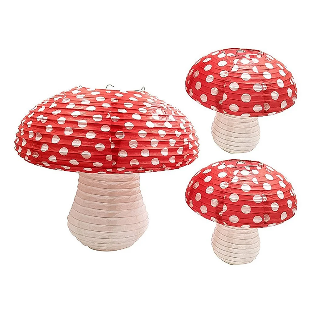 Mushroom Lantern Paper Decor Lanterns 3D Ornament Room Grunge Fairy Party Hanging Shaped Garland Large Forest Jungle Nursery Red
Mushroom Lantern Paper Decor Lanterns 3D Ornament Room Grunge Fairy Party Hanging Shaped Garland Large Forest Jungle Nursery Red