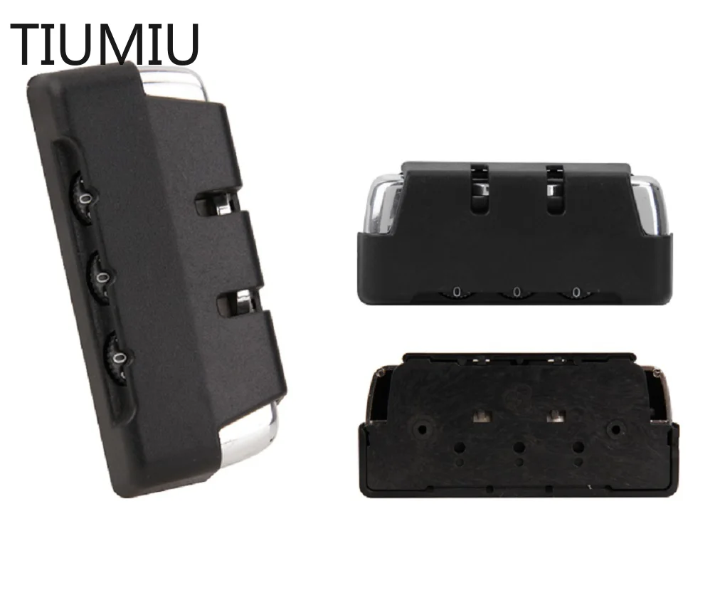 Single Black Secure 3 Digit Combination Padlock Accessories Lock Luggage Suitcase Travel Bag Code Lock Combination Lock for Bags
Single Black Secure 3 Digit Combination Padlock Accessories Lock Luggage Suitcase Travel Bag Code Lock Combination Lock for Bags
