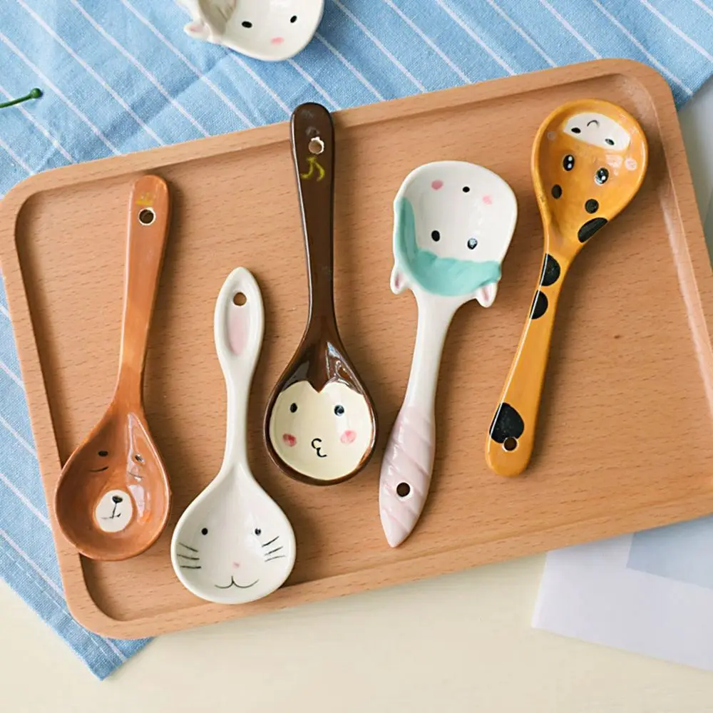 1PC Cute Cartoon Animals Cat Ceramic Spoon For Girls Boys Porridge Soup Spoon Home Restaurant Kitchen Tableware
1PC Cute Cartoon Animals Cat Ceramic Spoon For Girls Boys Porridge Soup Spoon Home Restaurant Kitchen Tableware