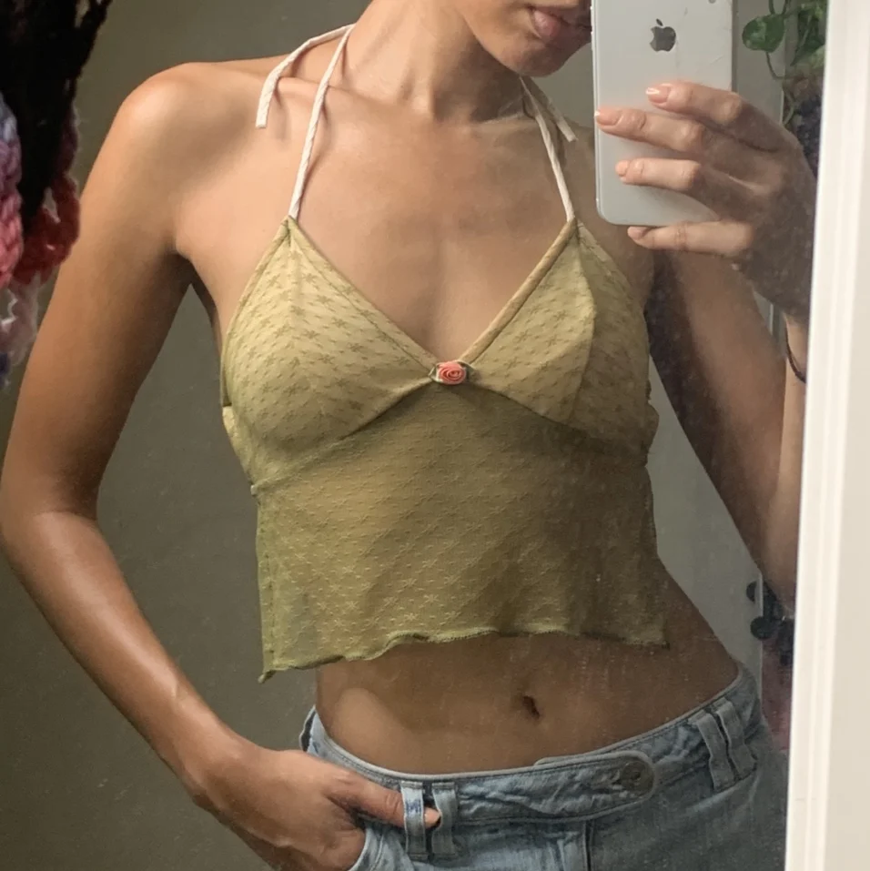 Women Summer Sexy Vest Sleeveless Backless Solid Color V-Neck Bandage Halter Tank Tops Green Stylish Simplicity Streetwear
Women Summer Sexy Vest Sleeveless Backless Solid Color V-Neck Bandage Halter Tank Tops Green Stylish Simplicity Streetwear