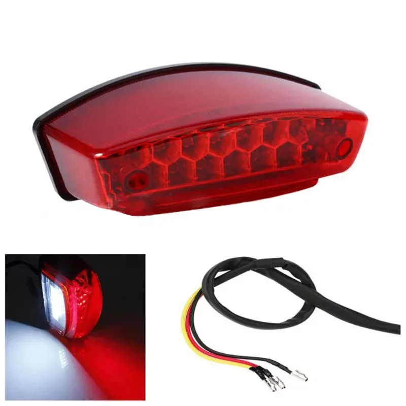 Universal 12V Motorcycle License Plate Light Red Tail Rear Lights Brake Stop Lamp 3 Wire
Universal 12V Motorcycle License Plate Light Red Tail Rear Lights Brake Stop Lamp 3 Wire