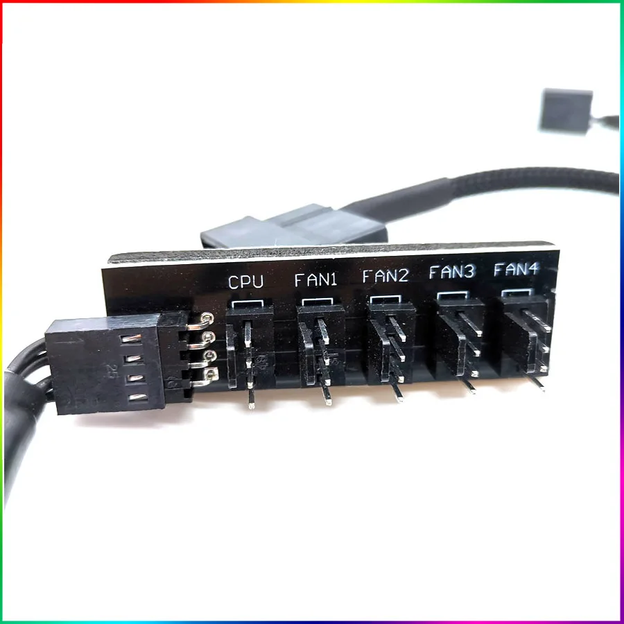 Fan Hub Splitter 1 to 5 Ports 4 Pin PWM Regulator 12V Power Cable Hub Adapter for CPU Cooler Case Chasis Computer Accessories
Fan Hub Splitter 1 to 5 Ports 4 Pin PWM Regulator 12V Power Cable Hub Adapter for CPU Cooler Case Chasis Computer Accessories