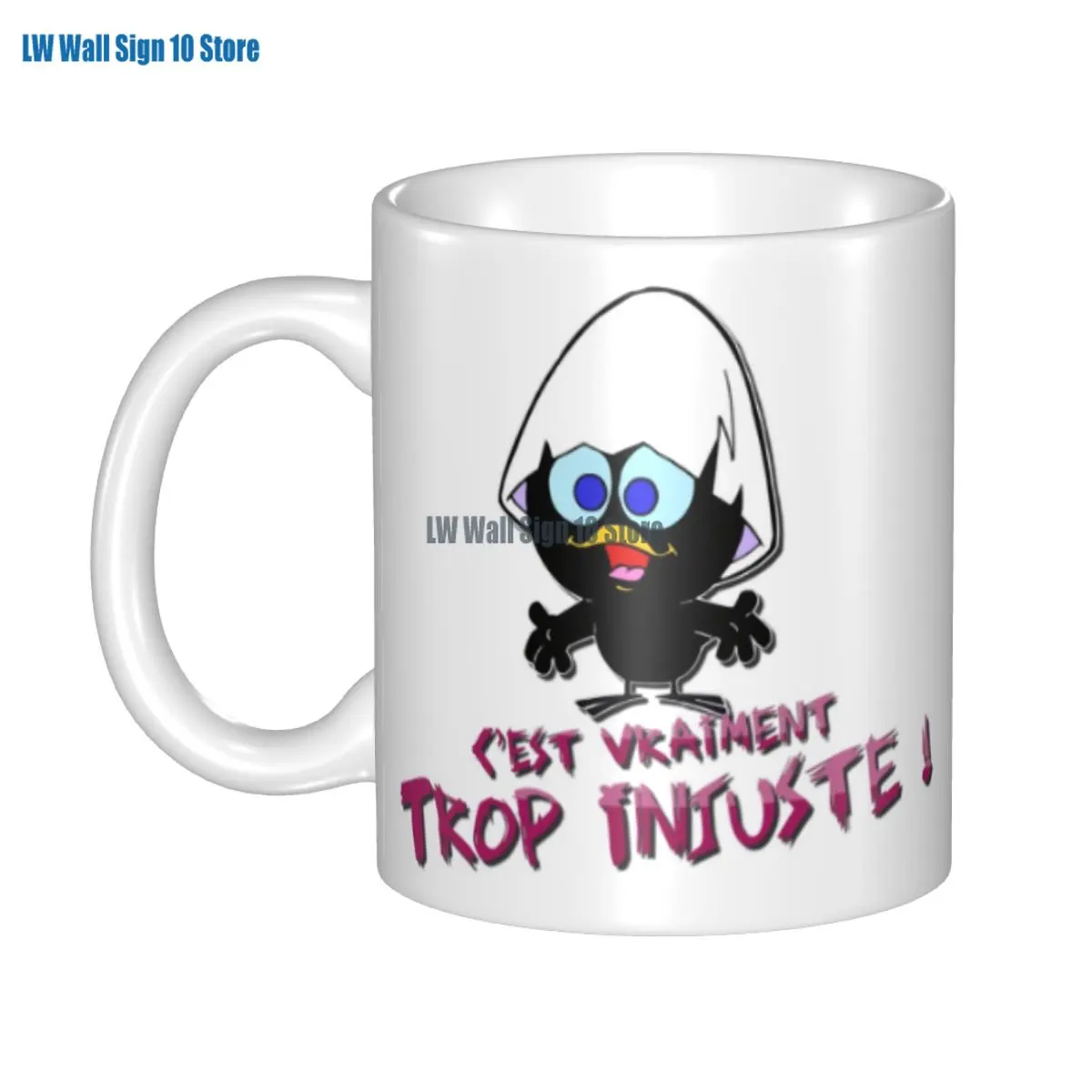 DIY Calimero Ceramic Mug Customized Cartoon Comic Coffee Cups Creative Gift Outdoor Work Camping Cup
DIY Calimero Ceramic Mug Customized Cartoon Comic Coffee Cups Creative Gift Outdoor Work Camping Cup