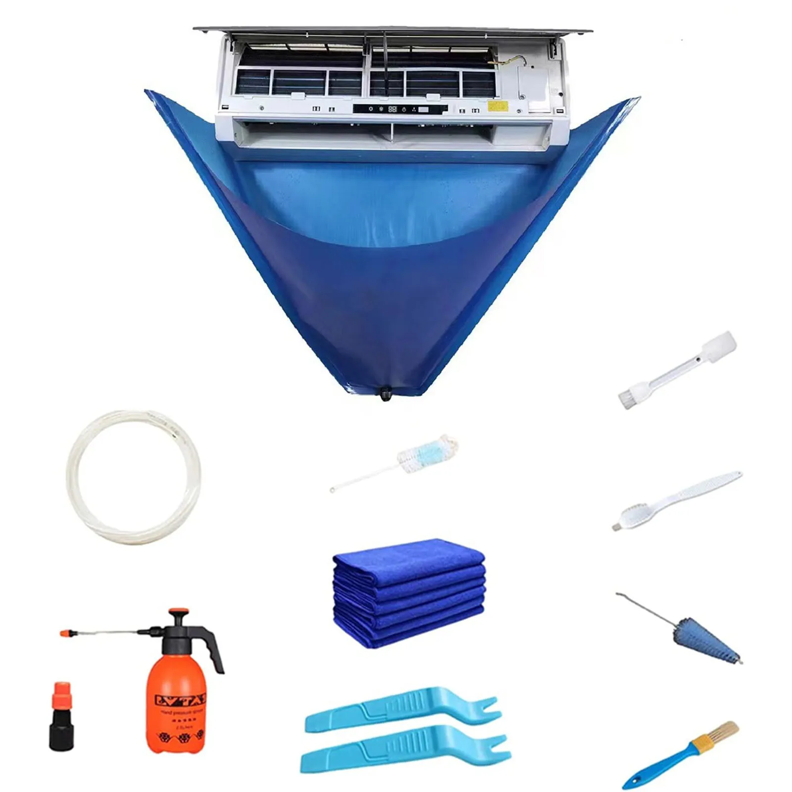 Air Conditioner Cleaning Kit Double-sided Waterproof Oxford Fabric Cleaning Air Conditioner Tool Household Cleaning Tools Parts
Air Conditioner Cleaning Kit Double-sided Waterproof Oxford Fabric Cleaning Air Conditioner Tool Household Cleaning Tools Parts