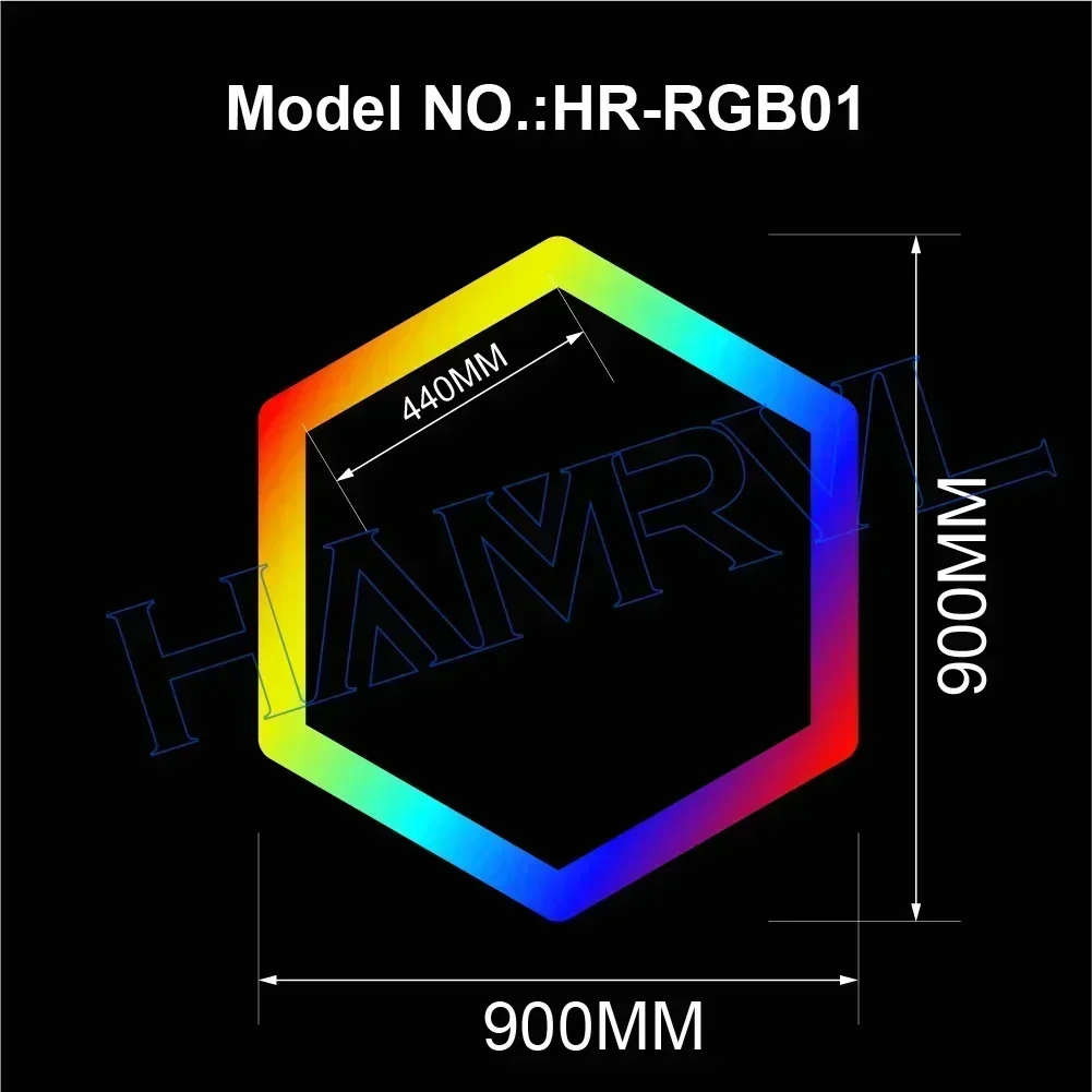 HAMRVL RGB потолочный светильник HEXAGON
HAMRVL RGB потолочный светильник HEXAGON
