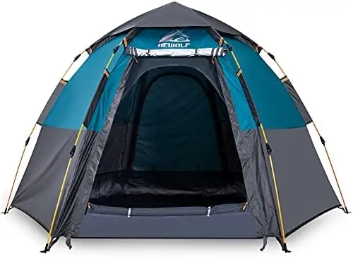 

Мгновенная кемпинговая палатка на 2/3/4 человек, легкая и быстрая установка, Купольные Семейные палатки для кемпинга, двухслойная Flysheet может использоваться как выдвижная