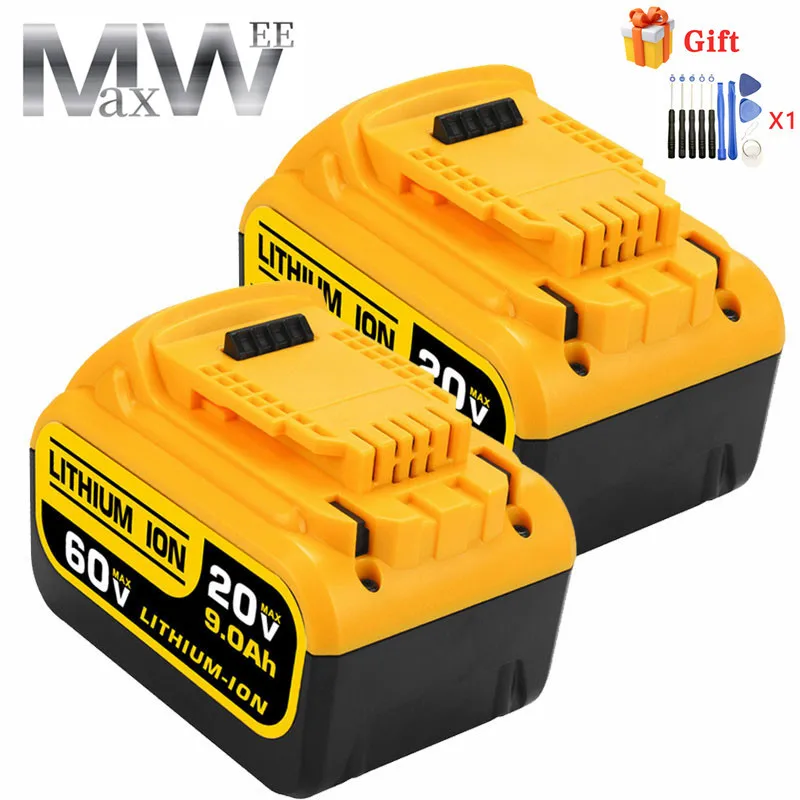 Сменный литий-ионный аккумулятор для DeWalt, 20 В, 60 В, 6,0/6000 А · ч, 9000/мА · ч
Сменный литий-ионный аккумулятор для DeWalt, 20 В, 60 В, 6,0/6000 А · ч, 9000/мА · ч