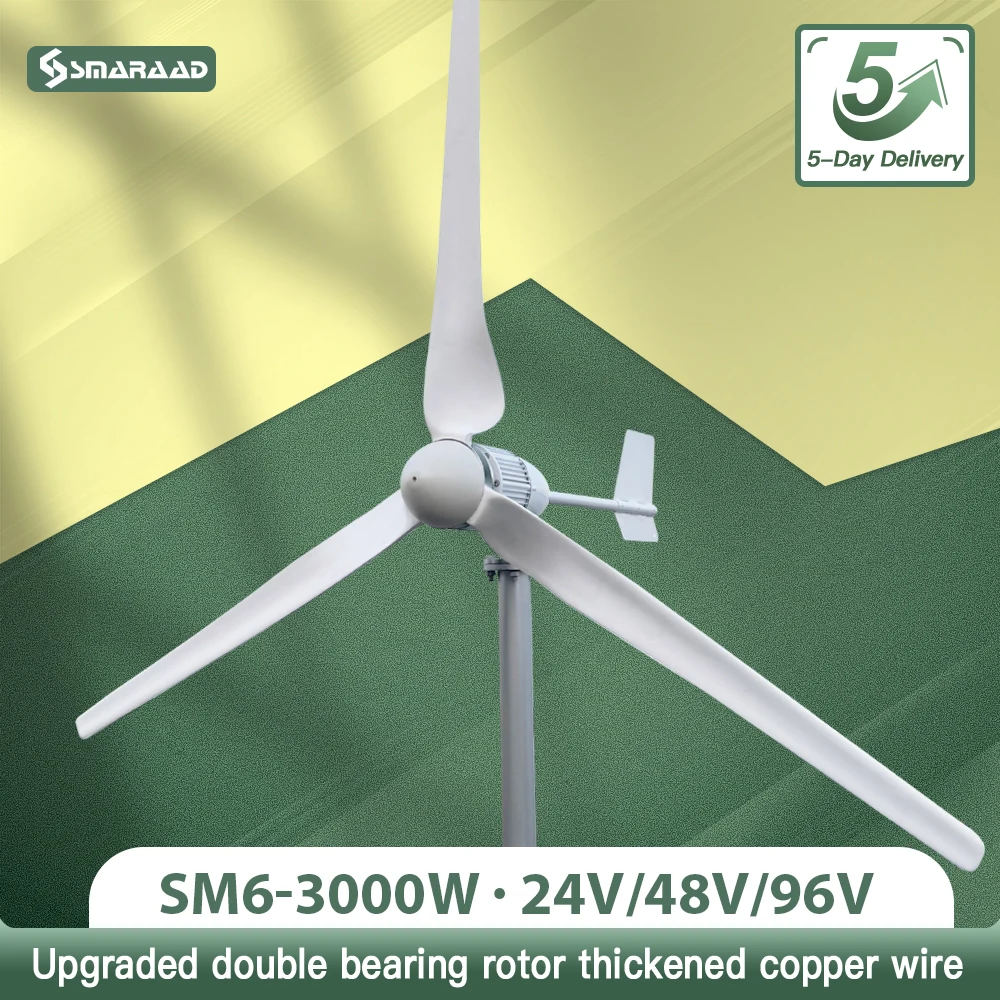 Poland Fast Delivery 5KW Inverter 3KW Wind Turbine Generator Windmill With Wind Solar Boost Controller With TTL235 Home System
Poland Fast Delivery 5KW Inverter 3KW Wind Turbine Generator Windmill With Wind Solar Boost Controller With TTL235 Home System