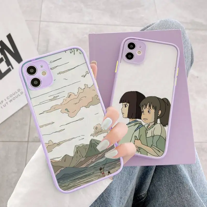 Chihiro Spirited Away Anime Phone Case matte transparent For iphone 14 11 12 13 plus mini x xs xr pro max cover
Chihiro Spirited Away Anime Phone Case matte transparent For iphone 14 11 12 13 plus mini x xs xr pro max cover