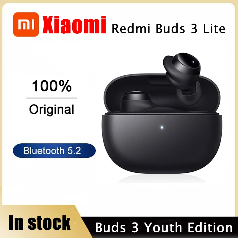 Xiaomi Redmi Buds 3 Youth Edition TWS Wireless Earphone Microphone Noise Reduction Stereo Earphones 5.2 Auriculares Bluetooth
Xiaomi Redmi Buds 3 Youth Edition TWS Wireless Earphone Microphone Noise Reduction Stereo Earphones 5.2 Auriculares Bluetooth