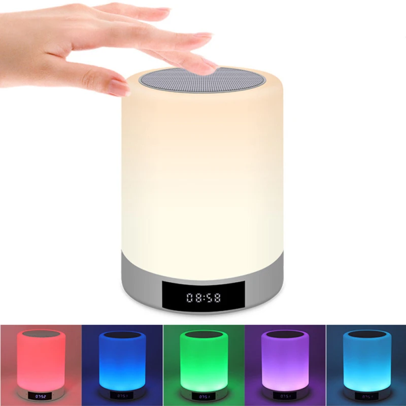 Auto MP3 Music Player FM Radio Touch Control LED Dimmable Lights Colors Car Player Night Lights Bluetooth Speaker Alarm Clock
Auto MP3 Music Player FM Radio Touch Control LED Dimmable Lights Colors Car Player Night Lights Bluetooth Speaker Alarm Clock