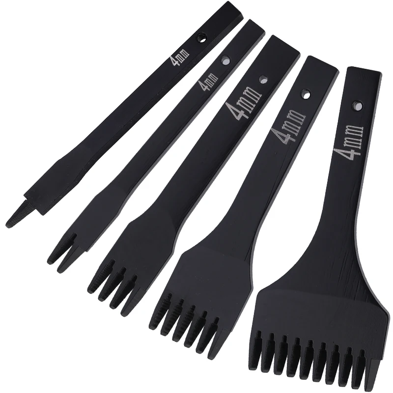 MIUSIE 1PC 4mm 1/2/4/6/10 Prongs Leather Hole Punching Tool Stainless Steel Leather Stitching Working Craft Tool
MIUSIE 1PC 4mm 1/2/4/6/10 Prongs Leather Hole Punching Tool Stainless Steel Leather Stitching Working Craft Tool